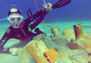 Tour Fondue archaeological underwater trail, Pointe du Bouvet